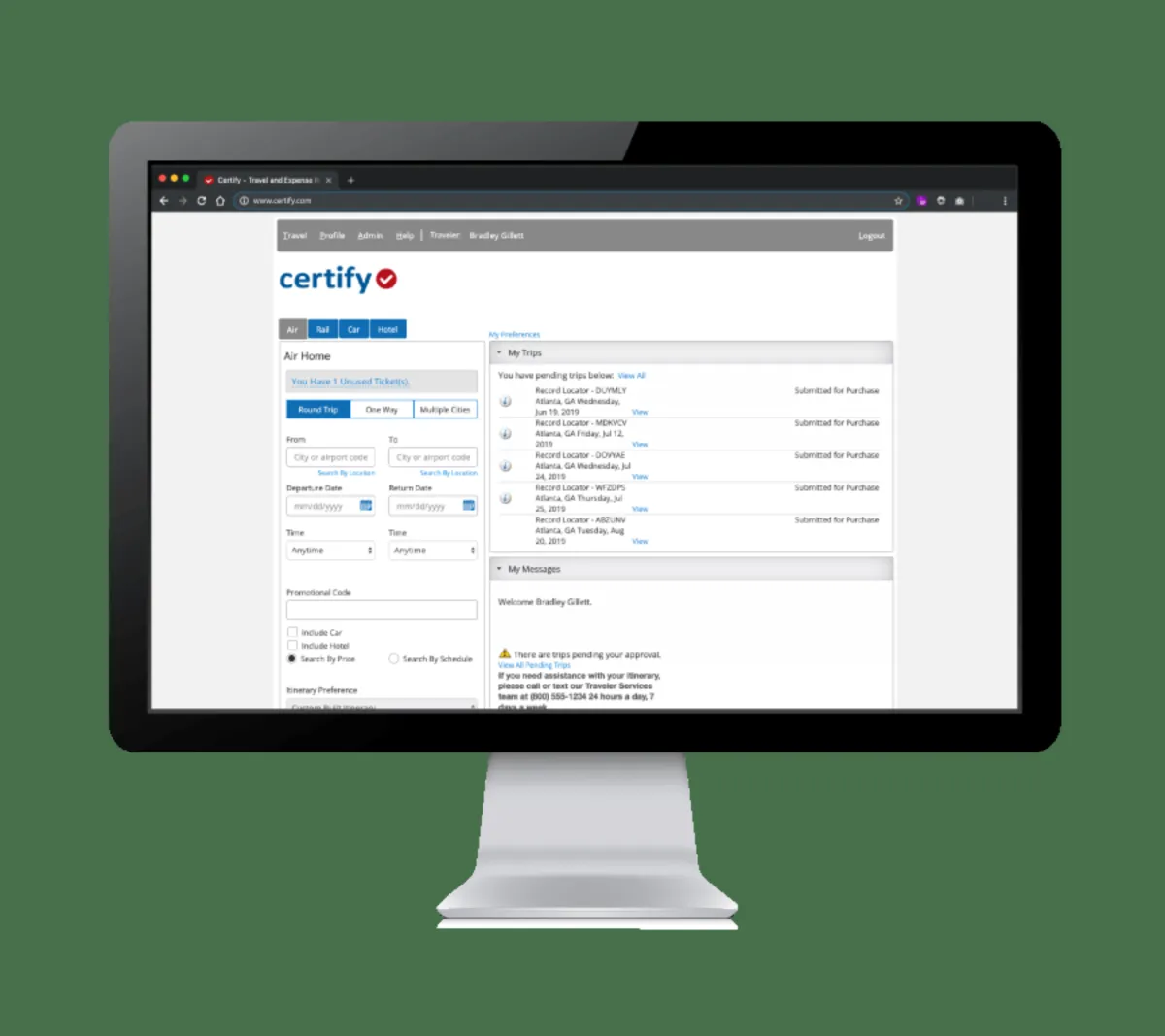 Notre avis sur Emburse Certify Travel : un logiciel de gestion des voyages d'affaires (travel management) à découvrir