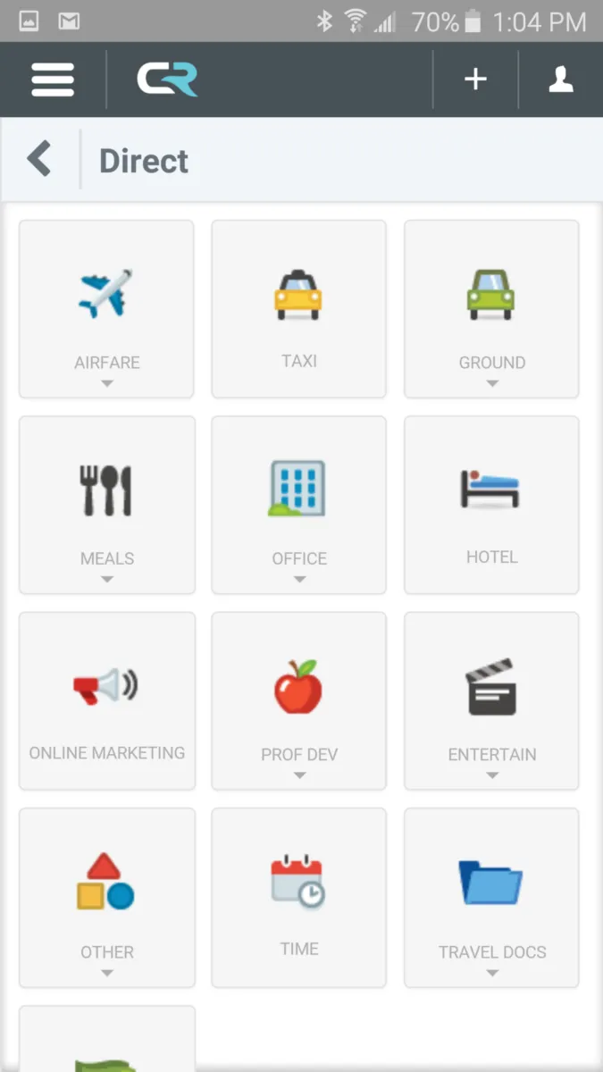 Interface Emburse Chrome River Expense: image, ergonomie, alternatives