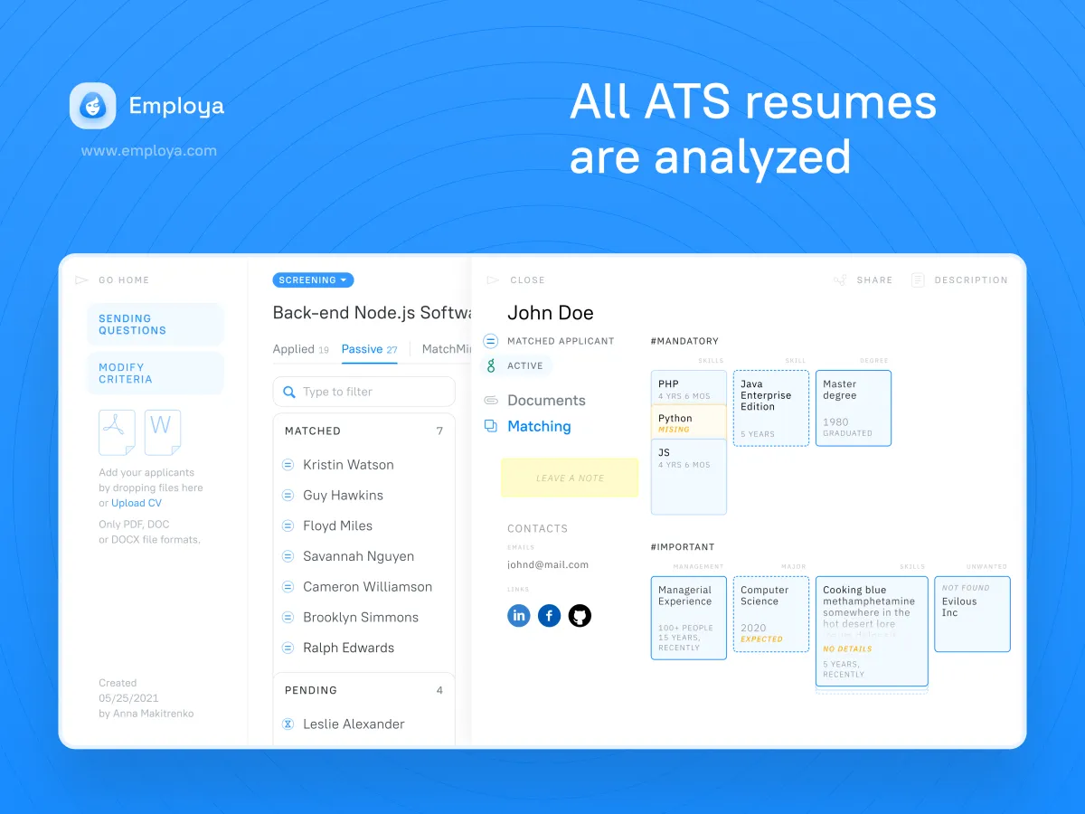 Notre avis sur Employa : un logiciel de recrutement à découvrir