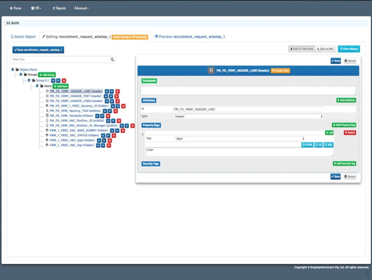 Interface EmployeeConnect: image, ergonomie, alternatives Interface EmployeeConnect: image, ergonomie, alternatives
