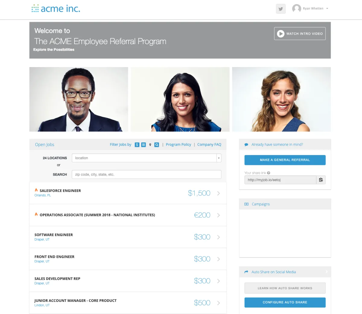 Notre avis sur EmployeeReferrals : un logiciel de recrutement à découvrir