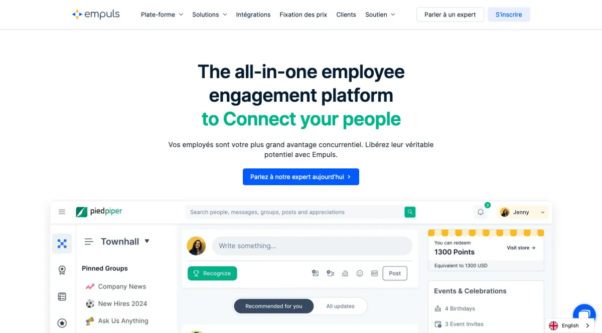 Interface Empuls : fonctionnalités, prix, alternatives