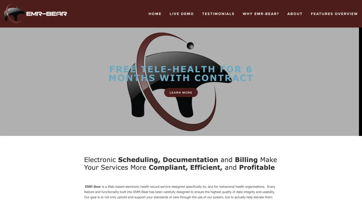 Interface Emr Bear : fonctionnalités, prix, alternatives