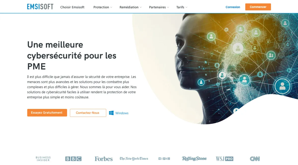 Interface Emsisoft Anti-Malware : fonctionnalités, prix, alternatives