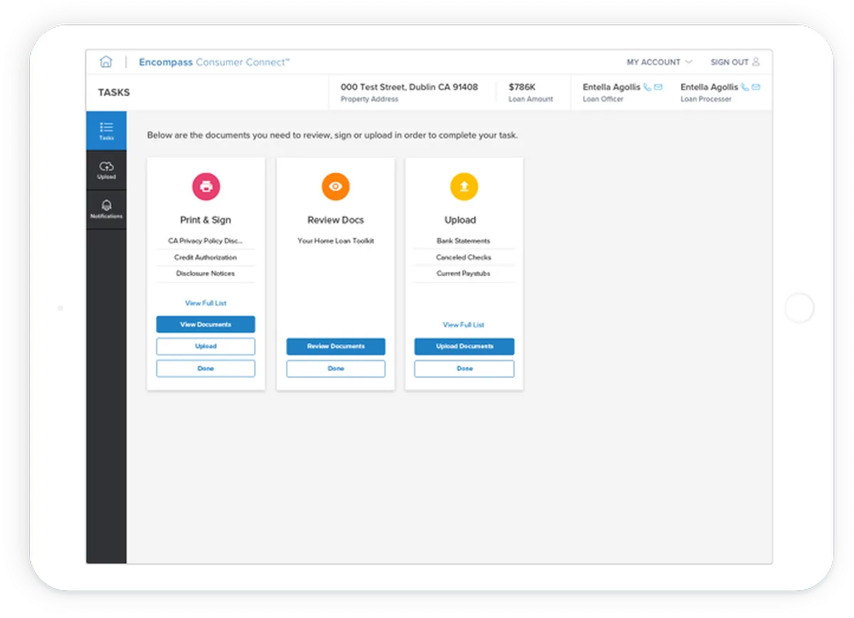 Interface Encompass: fonctionnalités, prix, alternatives
