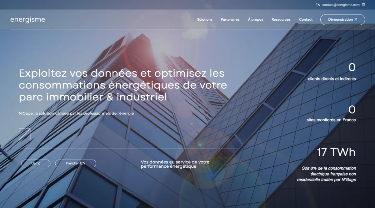Interface Energisme : fonctionnalités, prix, alternatives