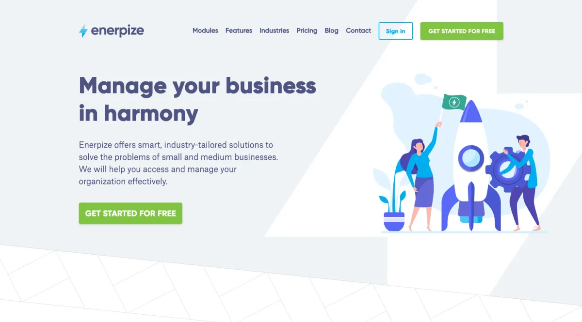 Interface Enerpize : fonctionnalités, prix, alternatives