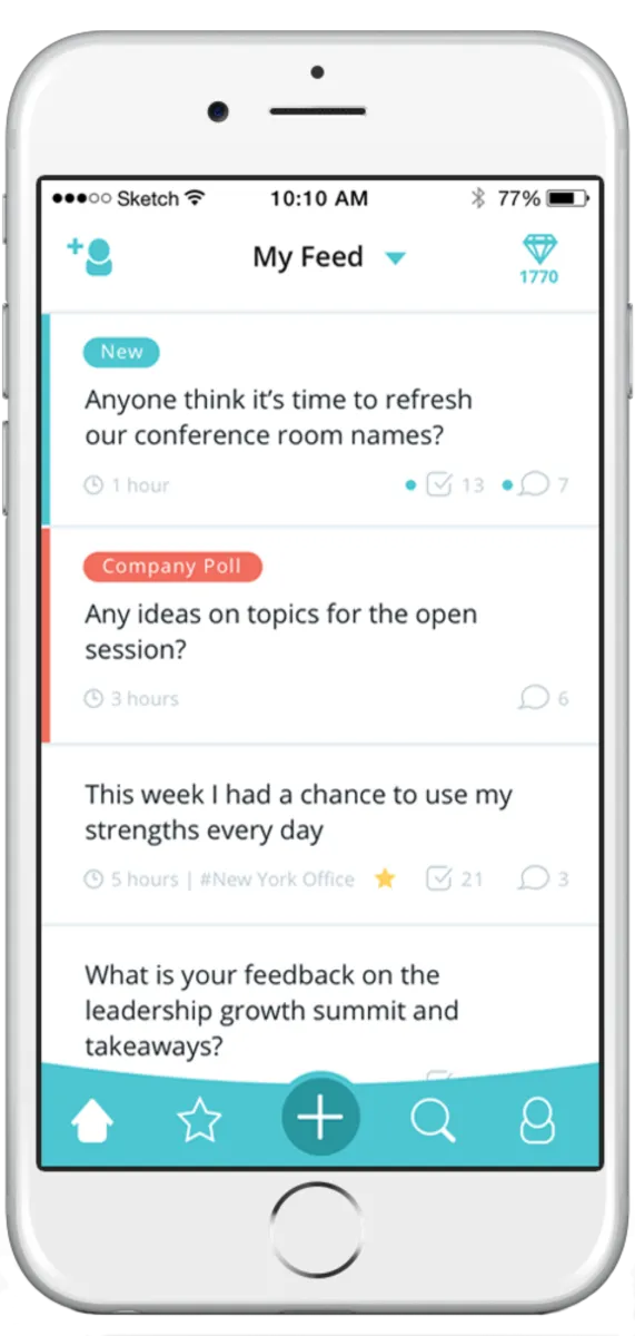 Interface Engage.Social: fonctionnalités, prix, alternatives