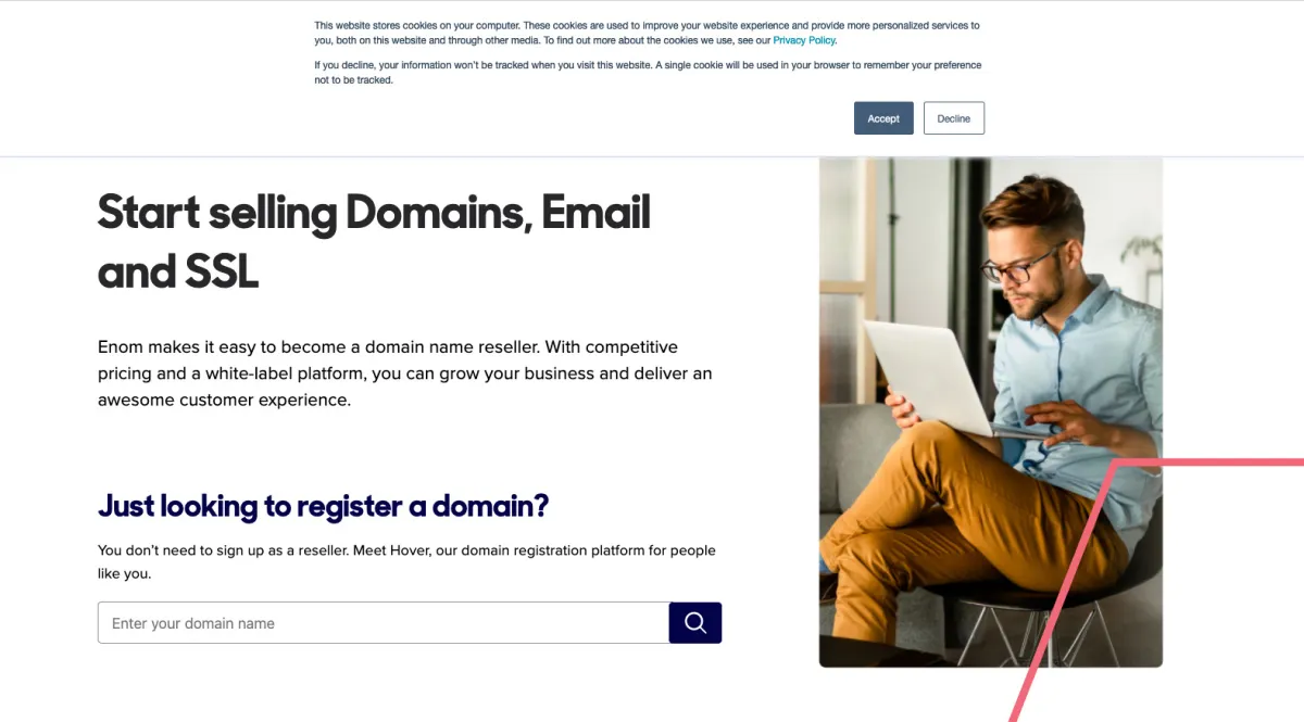 Interface eNom : fonctionnalités, prix, alternatives