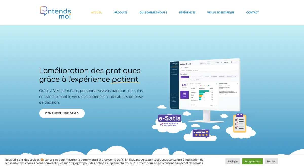 Interface ENTENDSMOI : fonctionnalités, prix, alternatives