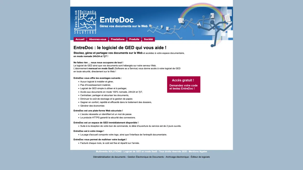 Interface EntreDoc : fonctionnalités, prix, alternatives
