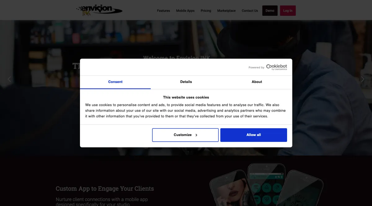 Interface Envision Ink : fonctionnalités, prix, alternatives Interface Envision Ink : fonctionnalités, prix, alternatives