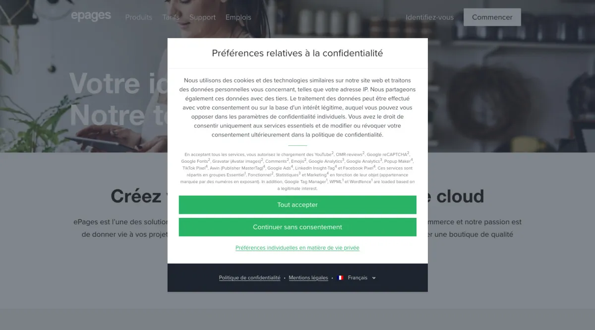 Interface ePages : fonctionnalités, prix, alternatives