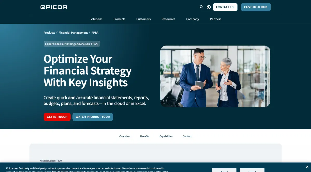 Interface Epicor : fonctionnalités, prix, alternatives