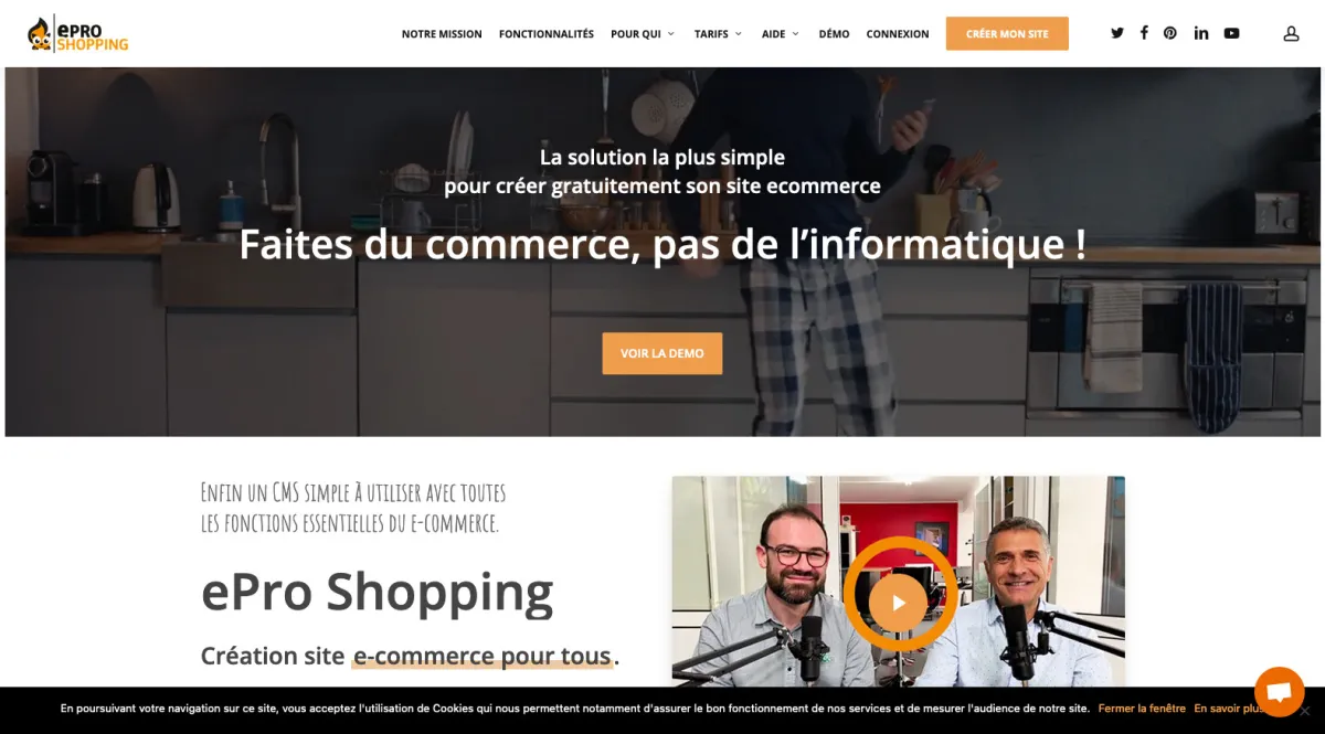 Notre avis sur ePro Shopping : un logiciel e-Commerce à découvrir