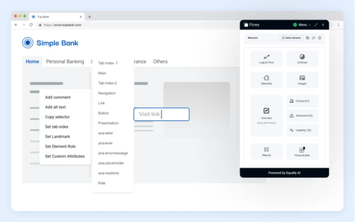 Notre avis sur Equally AI : un logiciel d'accessibilité web à découvrir