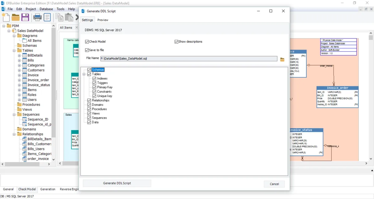 Interface ERBuilder: fonctionnalités, prix, alternatives Interface ERBuilder: fonctionnalités, prix, alternatives