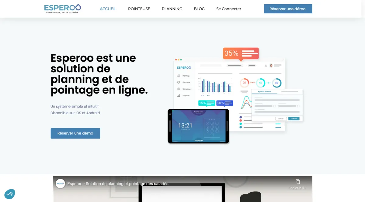 Interface Esperoo : fonctionnalités, prix, alternatives