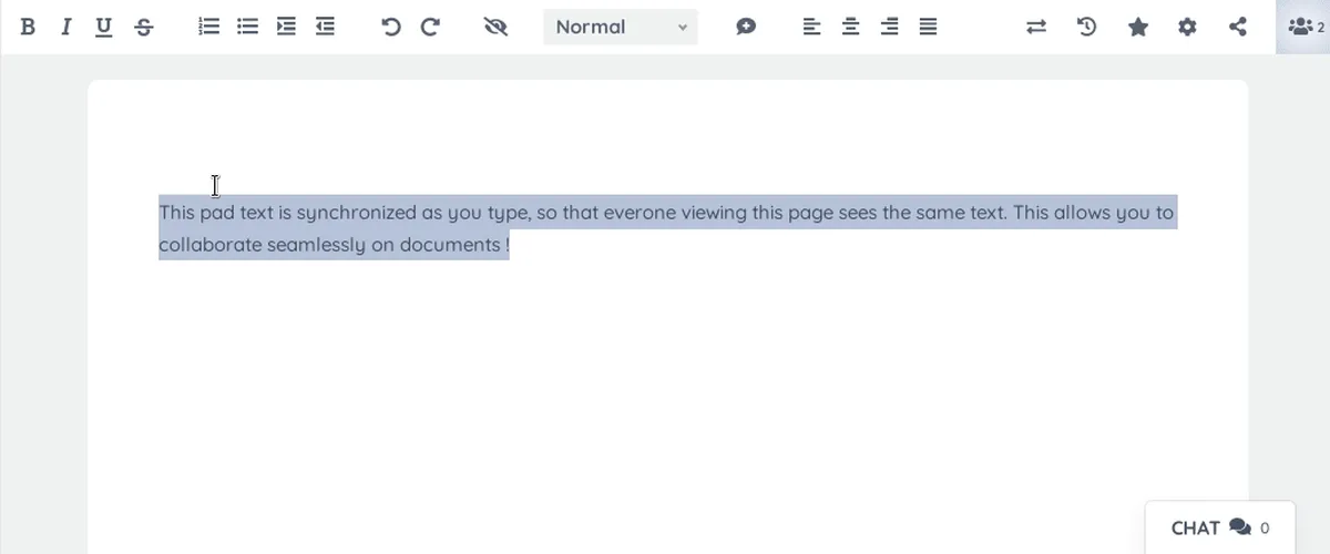 Notre avis sur EtherPad : un logiciel de génération de documents à découvrir