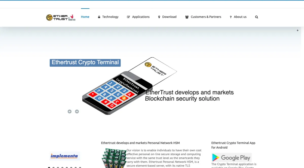 Interface ETHERTRUST : fonctionnalités, prix, alternatives Interface ETHERTRUST : fonctionnalités, prix, alternatives