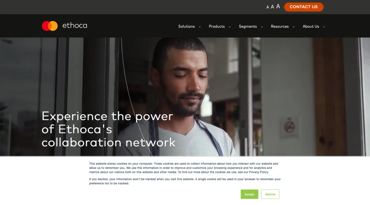 Interface Ethoca : fonctionnalités, prix, alternatives