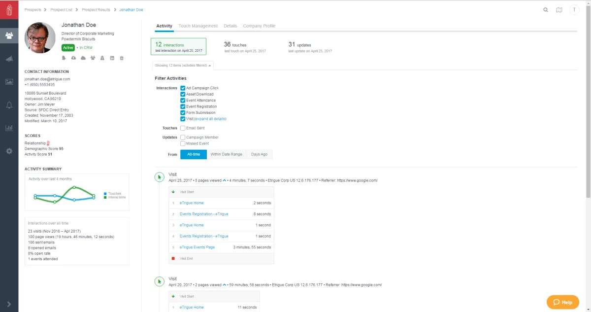 Notre avis sur eTrigue : un logiciel de marketing automation à découvrir