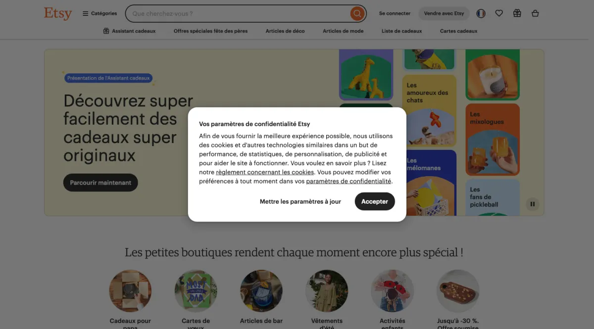 Interface Etsy : fonctionnalités, prix, alternatives