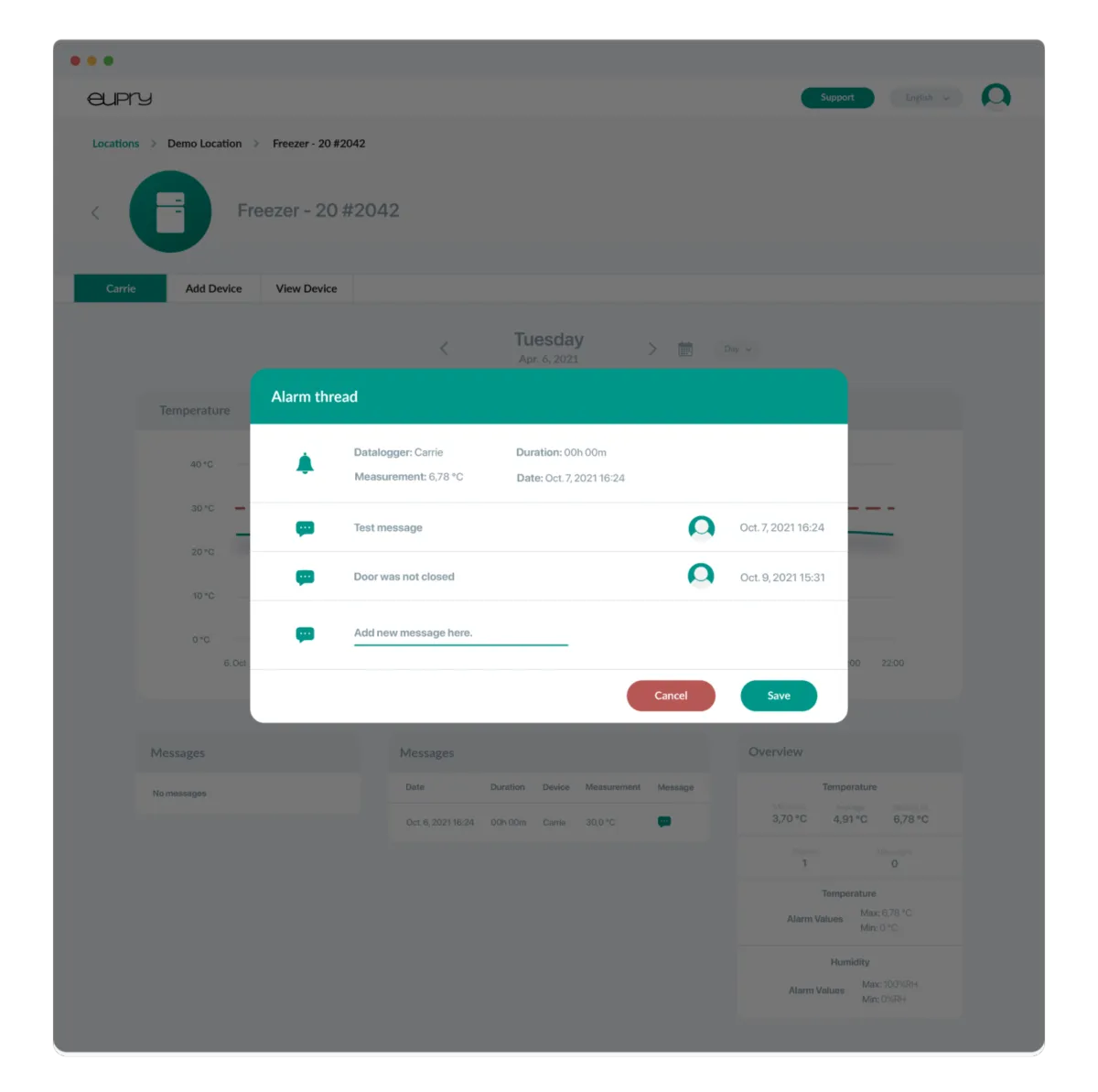 Interface Eupry: fonctionnalités, prix, alternatives
