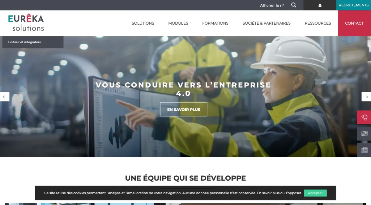 Interface Eureka ERP : fonctionnalités, prix, alternatives