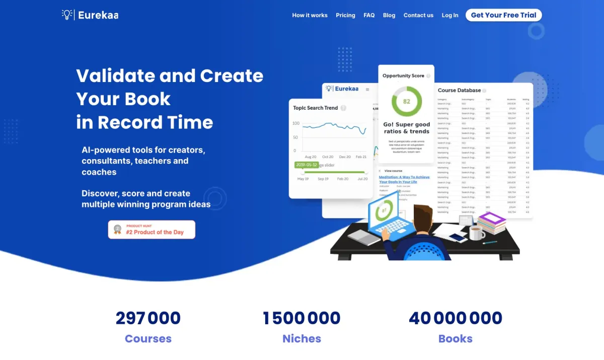 Interface Eurekaa : image, ergonomie, alternatives