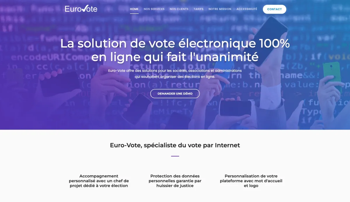 Interface Euro-vote : fonctionnalités, prix, alternatives