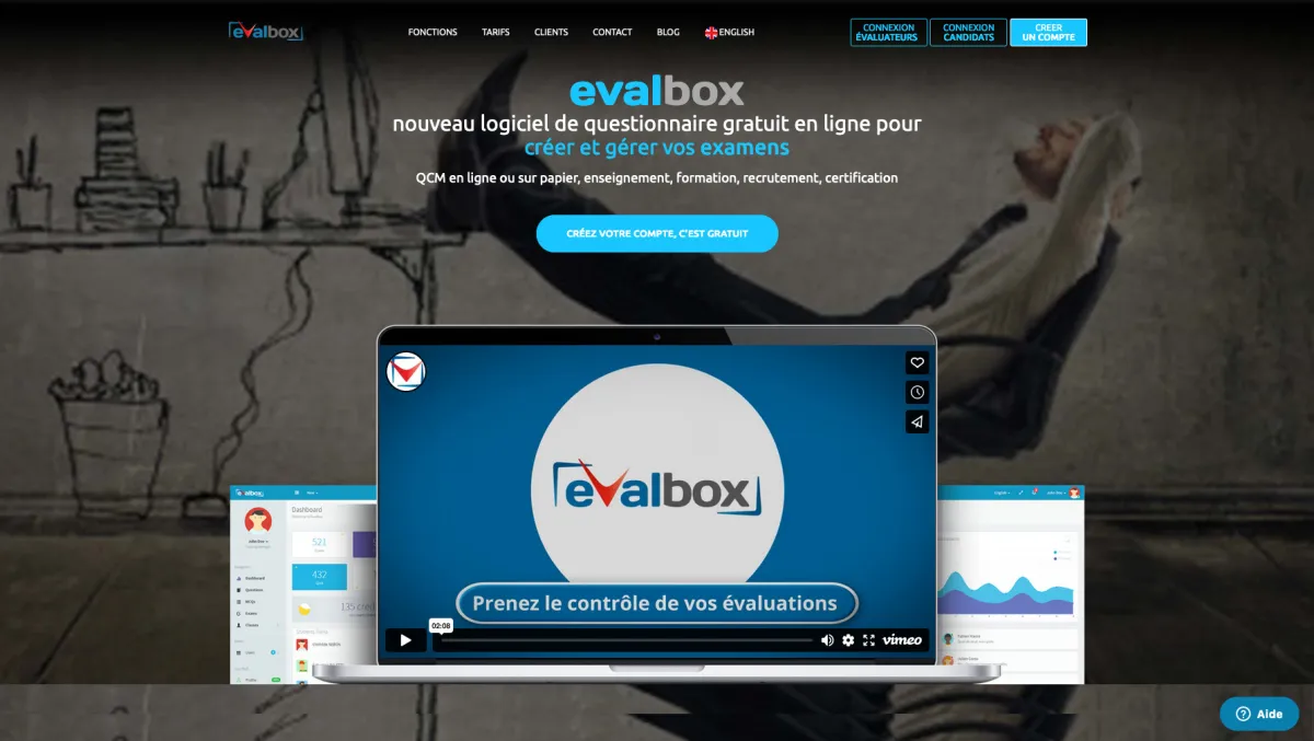 Interface Evalbox : fonctionnalités, prix, alternatives