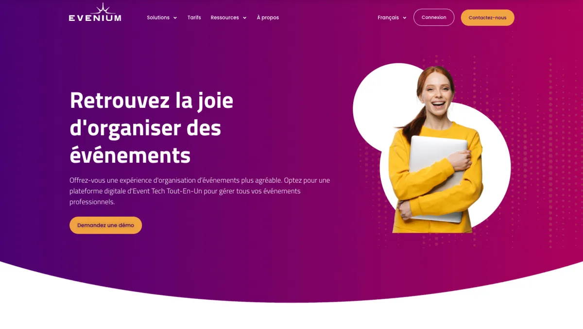 Interface Evenium Net : fonctionnalités, prix, alternatives