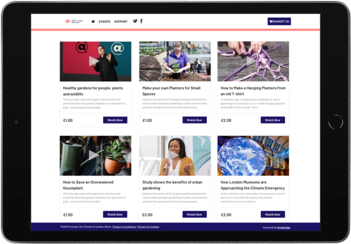 Interface Eventcube: fonctionnalités, prix, alternatives