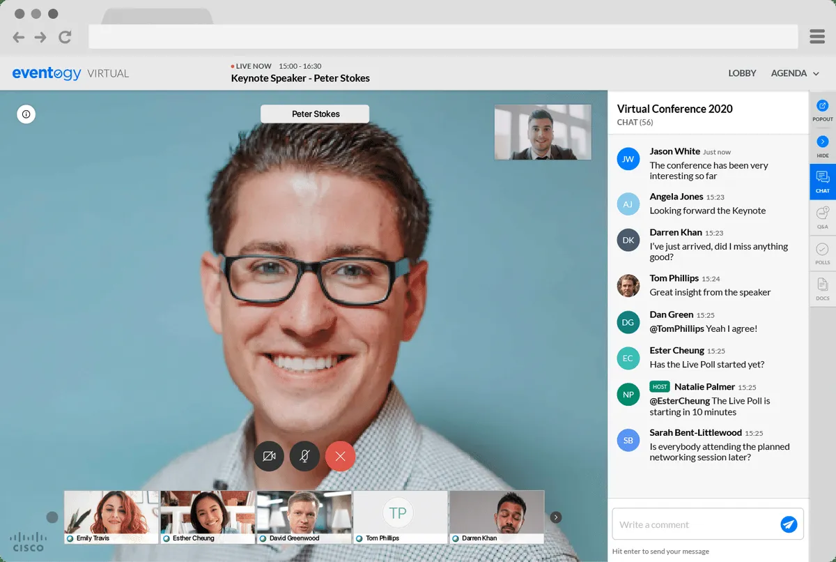 Interface Eventogy: fonctionnalités, prix, alternatives