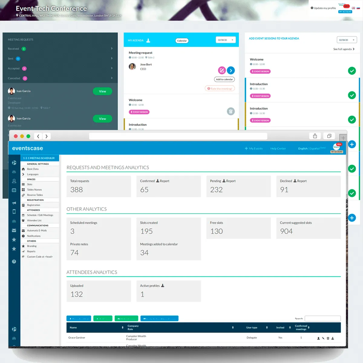 Interface EventsCase: fonctionnalités, prix, alternatives Interface EventsCase: fonctionnalités, prix, alternatives
