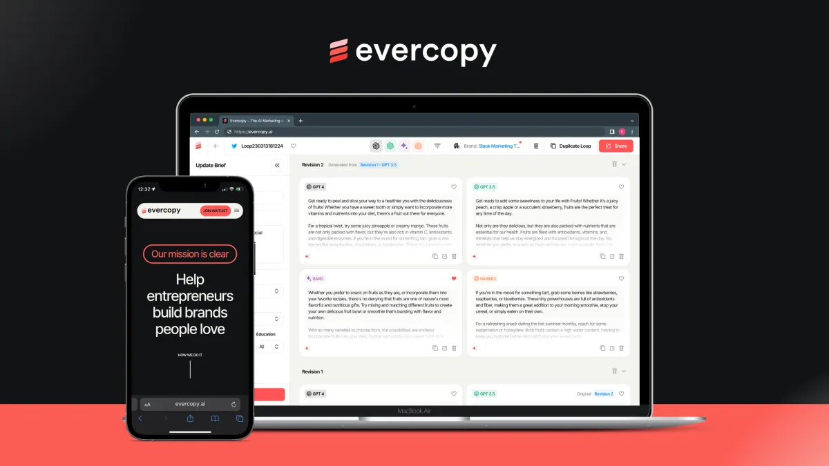 Notre avis sur Evercopy : un générateur de texte par IA (intelligence artificielle) à découvrir