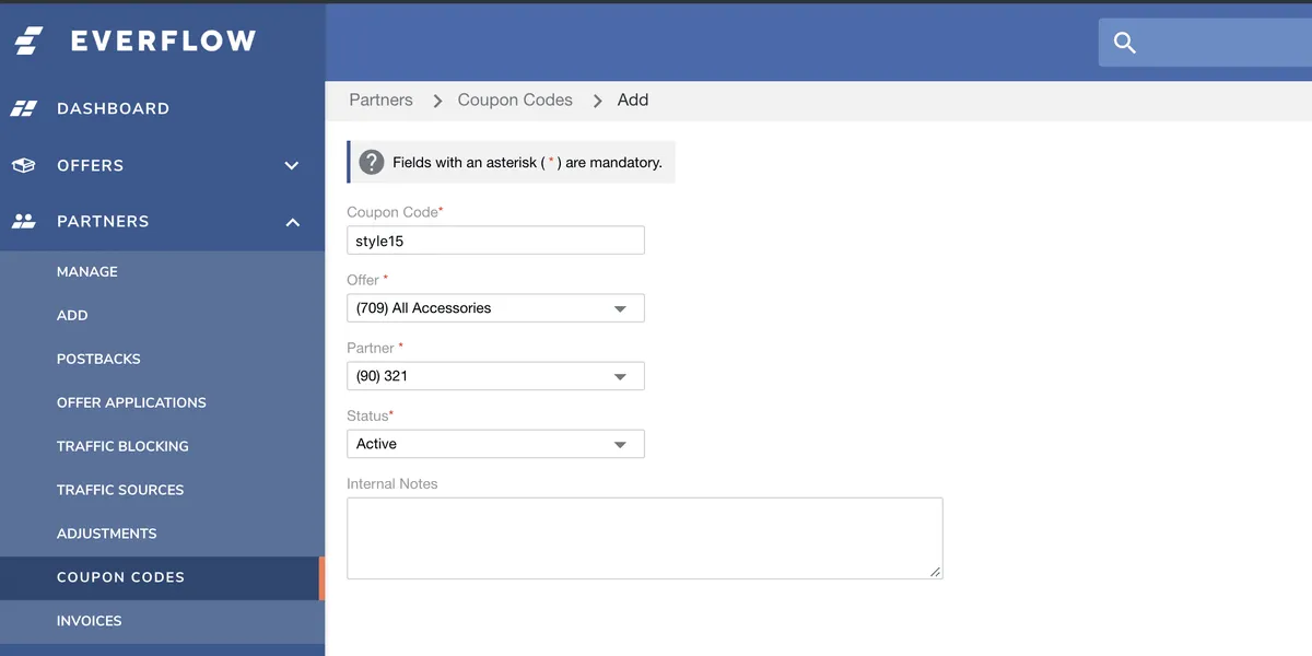Interface Everflow: fonctionnalités, prix, alternatives