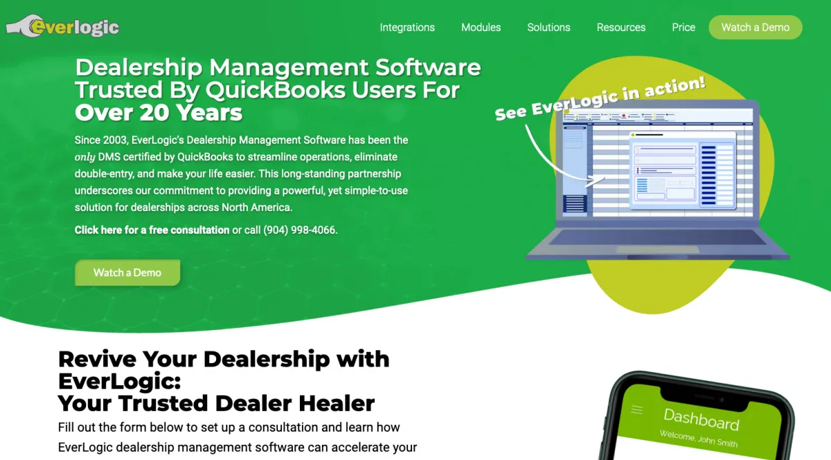 Interface EverLogic : fonctionnalités, prix, alternatives
