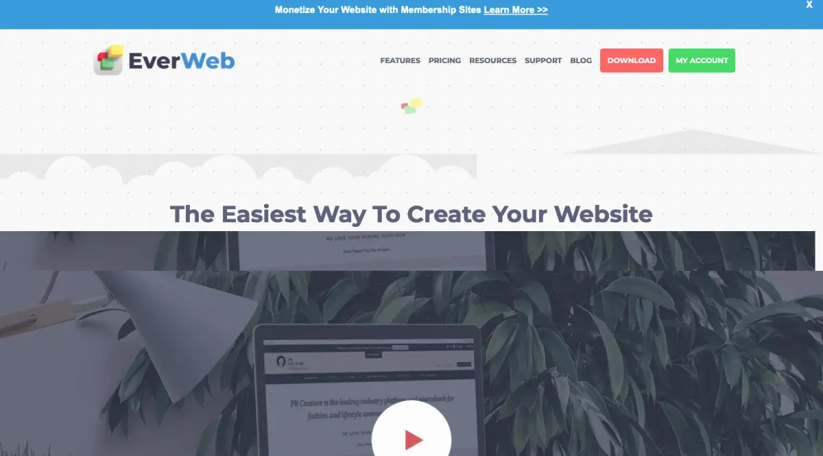Interface EverWeb : image, ergonomie, alternatives