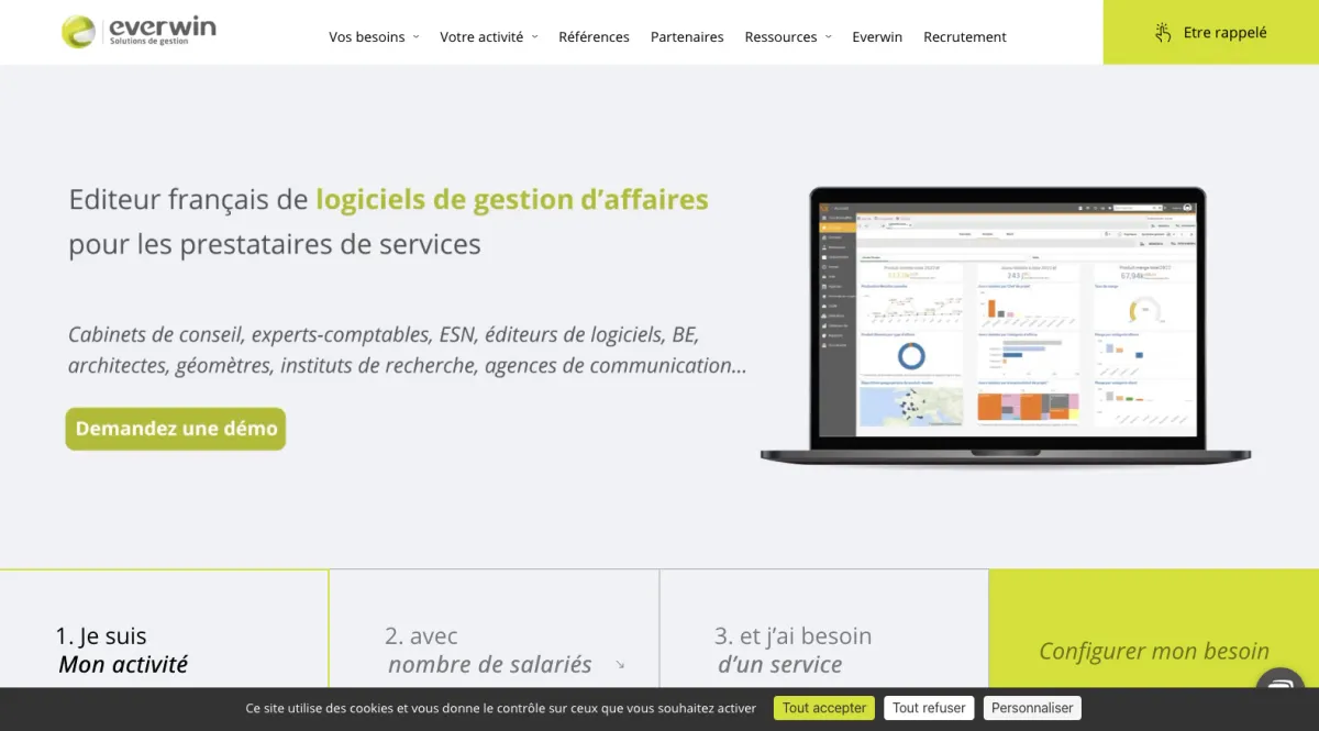 Everwin: avis sur le logiciel CRM: fonctionnalités, avantages, inconvénients et tarifs