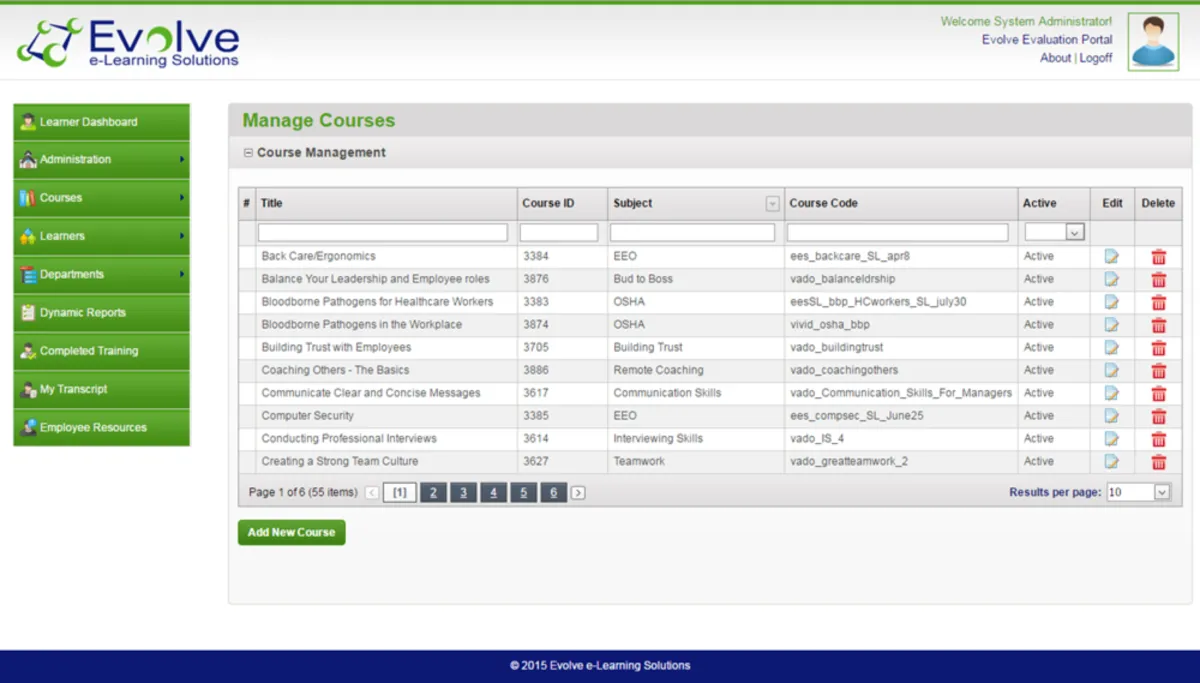 Notre avis sur Evolve Learning Manager : un logiciel LMS (learning management system) à découvrir