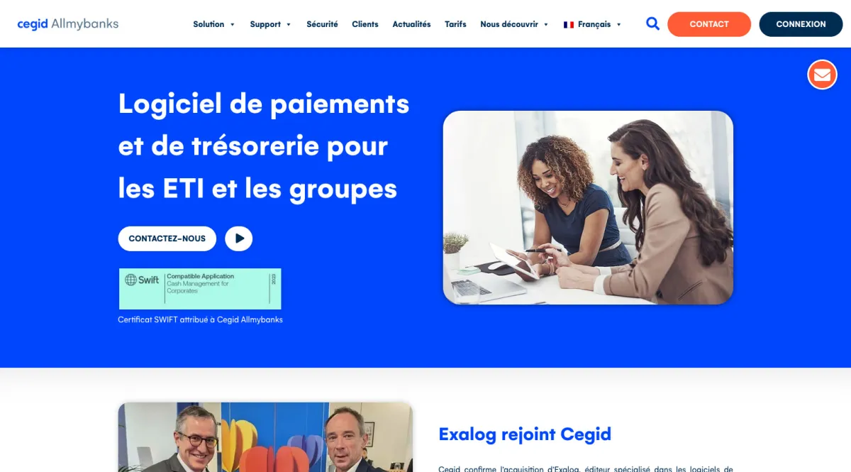Interface Exalog Allmybanks : fonctionnalités, prix, alternatives