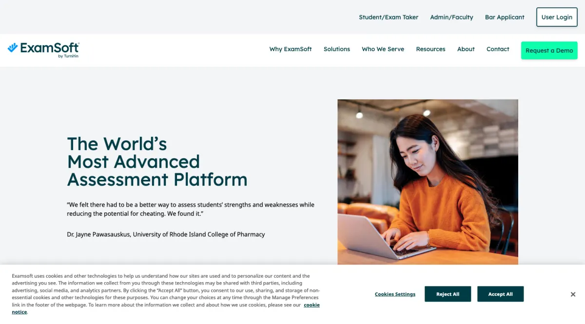 Interface ExamSoft : fonctionnalités, prix, alternatives