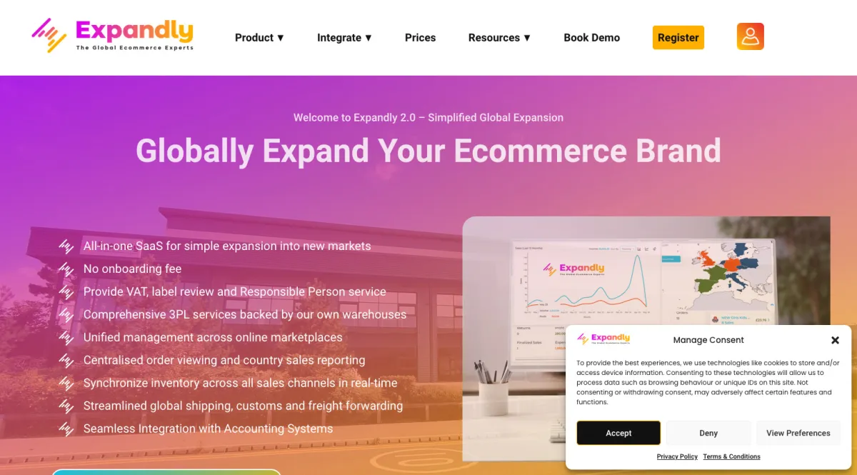 Interface Expandly : fonctionnalités, prix, alternatives