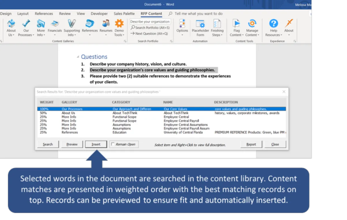 Interface Expedience Proposal Software: fonctionnalités, prix, alternatives