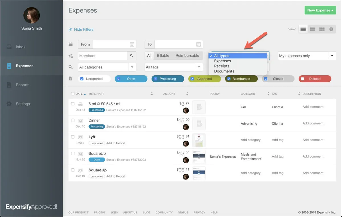 Expensify: avis sur le logiciel de notes de frais: fonctionnalités, avantages, inconvénients et tarifs