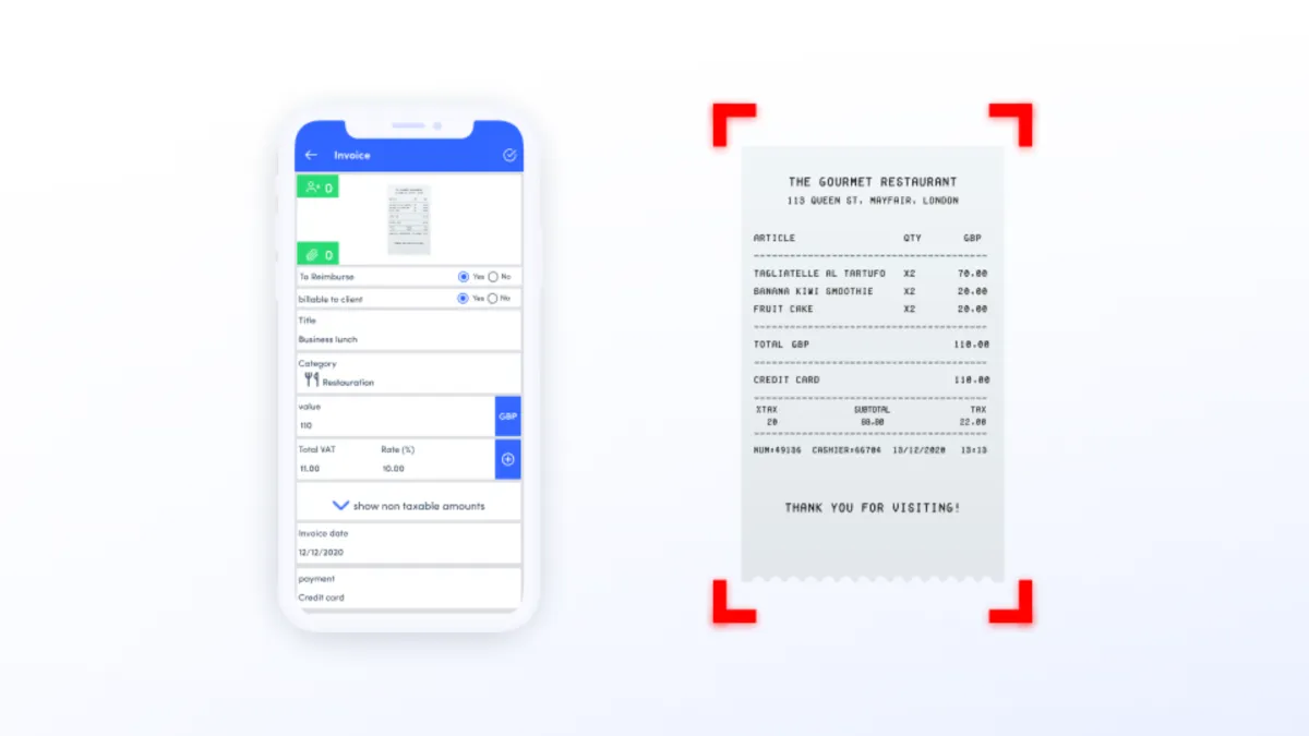 Interface Expensya: fonctionnalités, prix, alternatives