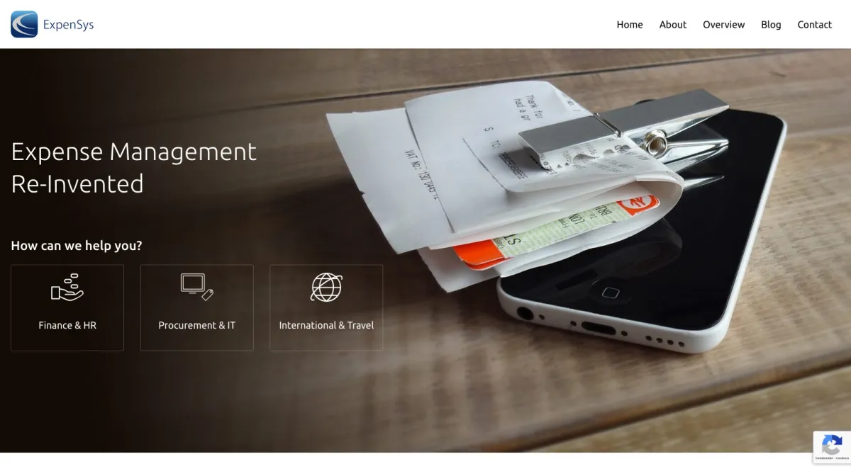 Interface ExpenSys : fonctionnalités, prix, alternatives