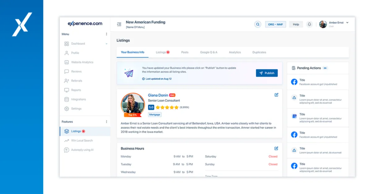 Interface Experience.com: fonctionnalités, prix, alternatives